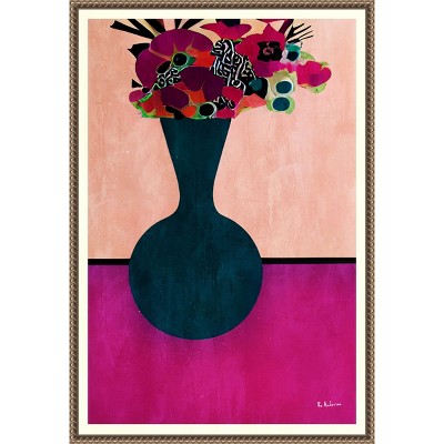 Amanti Art My Little Flowers by Bo Anderson Canvas Wall Art Print Framed 16 x 23-in.