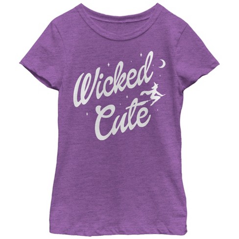 Girl's Lost Gods Halloween Wicked Cute Witch T-shirt : Target