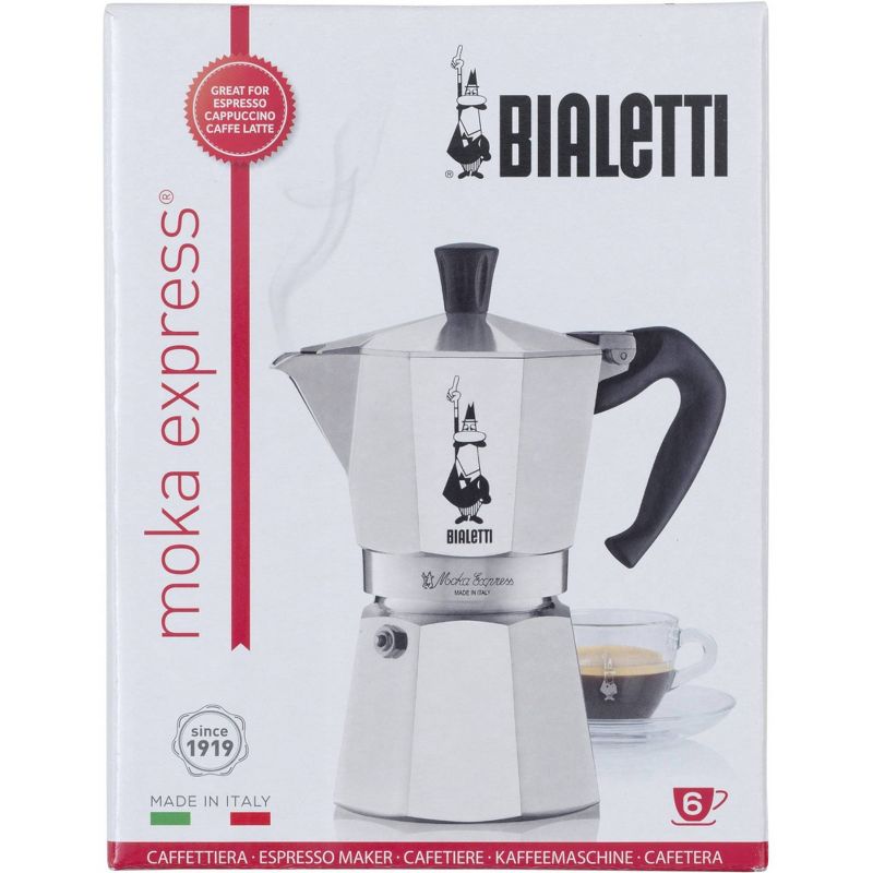 BIALETTI Moka 6 Cup Express Espresso Maker, 6 of 11