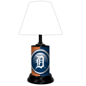 MLB 18-inch Desk/Table Lamp with Shade, with Team Logo, Detroit Tigers - 1 of 1