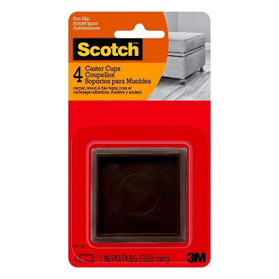 Scotch 2' 4pk Square Caster Cups