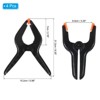 Unique Bargains Plastic Flexible Anti-slip DIY Project Craft Spring Clamp 4 Pcs - 2 of 4