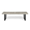 Dexmalle Modern Artist Patio Dining Bench - 4 of 4