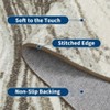 Washable Runner Rug Modern Abstract Runner Rug for Kitchen Stain Resistant Throw Carpet Low Pile Floor Cover - 2 of 4