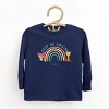 The Juniper Shop Mini Smiley Keep On Smiling Rainbow Toddler Long Sleeve Tee - 2 of 4