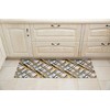 J&V TEXTILES 20" x 55" Oversized Cushioned Anti-Fatigue Kitchen Runner Mat (Abstract) - 2 of 4
