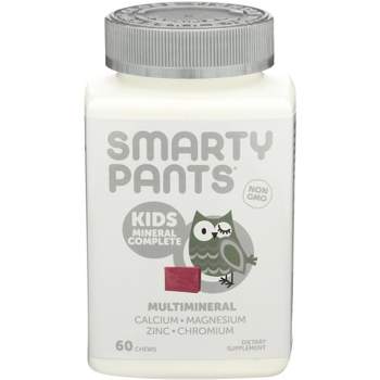 SMARTYPANTS KIDS MINERAL FORMULA, MIXED BERRY.  60 chewables (pack of 1)