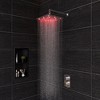 ALFI LED12S-BN Brushed Nickel 12Inch Square Multi Color LED Rain Shower Head - 2 of 4