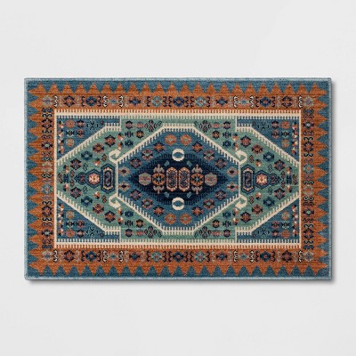 Buttercup Diamond Vintage Persian Woven Rug - Threshold™