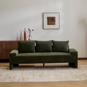 Christopher Knight Home Alderman 84.5" Modern 3 Seater Upholstered Fabric Sofa - 1 of 4
