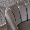 Modern Velvet Accent Chair with wood legs-Christopher Knight Home - 4 of 4