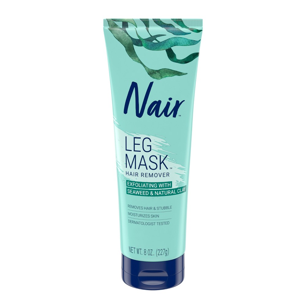 Photos - Hair Removal Cream / Wax Nair Hair Remover Seaweed Leg Mask, Exfoliate & Smooth - 8.0oz 