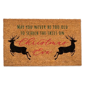 Creative Products Look to the Skies on Christmas Eve 30 x 18 Door Mat - 1 of 1