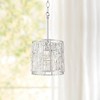 Vienna Full Spectrum Sofie Chrome Mini Pendant Light 8 1/2" Wide Modern Clear Crystal for Dining Room House Foyer Kitchen Island Entryway Bedroom Home - 2 of 4