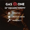 GasOne 32-inch Outdoor Metal Fire Pit for Patio with Fireplace Screen – Elegant and Modern Fire Pit Table for Camping, Heating, Bonfire, Picnics - 2 of 4