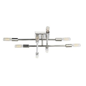 Savoy House Lyrique 8 - Light Semi-Flush Mount in  Polished Nickel - 1 of 3