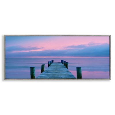 Stupell Industries Dock at Sunset Horizon, 30" x 13"