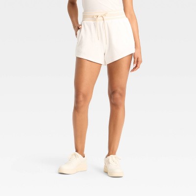 Women's Towel Terry High-Rise Shorts - JoyLab™