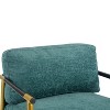CAVINAS Modern Accent Chair with Plush Cushion,Sturdy Metal Frame,Plush Armchair for Living Room,Bedroom,Office Seating - 4 of 4