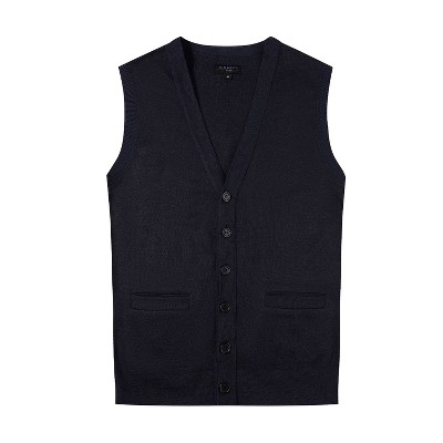 Gioberti Men's V-Neck Button Down Knitted Cardigan Vest