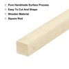 Unique Bargains Unfinished Craft Decoration Dowel Wood Sticks 15 Pcs - 4 of 4