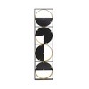 47.2inEclectic Styling Metal Beaded Black Wall Mirror with Contemporary Design for Bedroom,Liveroom & Entryway - 4 of 4