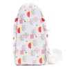 Disney Vegan Leather Crossbody Sling Bag, Mickey Mouse Peace Fingers Applique and Icons Collage, White, 7" x 14" - 2 of 4