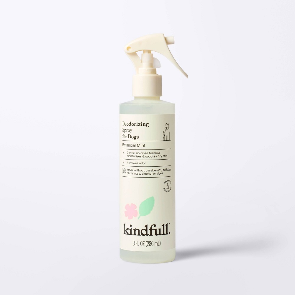 Photos - Pet Clipper Deodorizing Dog Spray - 8 fl oz - Kindfull™: Alcohol-Free, Hypoallergenic, Non-Toxic, Mint Scent