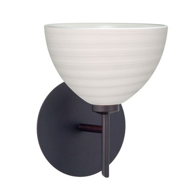 Besa Lighting Brella 1 - Light Wall Light in  Bronze