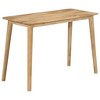 vidaXL Dining Table Natural wood Solid mango wood with 5% white wash - 2 of 4