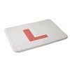 Deny Designs April Lane Art Block Monogram Memory Foam Bath Mat - 2 of 4