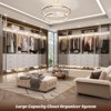 Aheaplus 24'' Freestanding Closet Organizer System with Hanging Rods and Drawers - 4 of 4