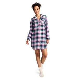 Jockey Women's Flannel Sleep Shirt - 1 of 3