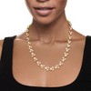 Ross-Simons 5-7.5mm Cultured Pearl Trio Vine Necklace in 18kt Gold Over Sterling - 2 of 4