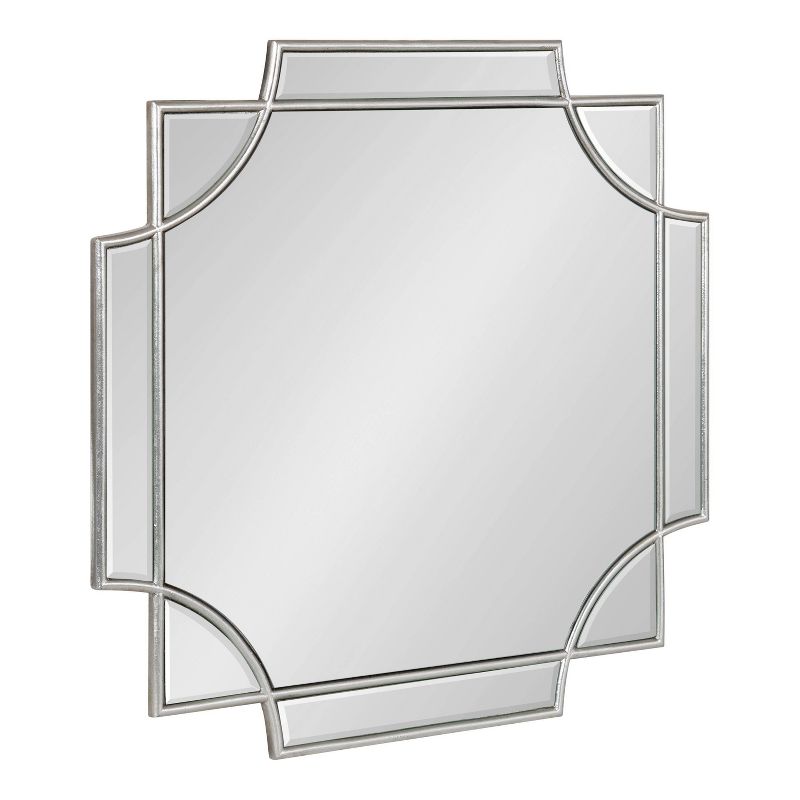 24&#34; x 24&#34; Minuette Decorative Framed Wall Mirror Silver - Kate &#38; Laurel All Things Decor, 1 of 7