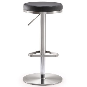 TOV Furniture Fano Performance Vegan Leather Adjustable Barstool - 1 of 4