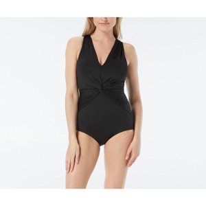 Gabar Chlorine Resistant High Neck One Piece Swimsuit - 1 of 2
