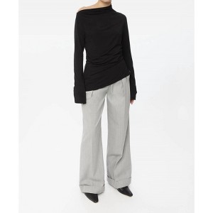 Women's Modal Asymmetric Knit Top - DƒÅl the Label - 1 of 4