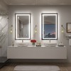 Apmir Super Bright Front & Back LED Lighted Anti-Fog Aluminum Alloy Framed Tempered Glass Bathroom/Vanity Mirror with ETL & 3-Year Warranty - 3 of 4