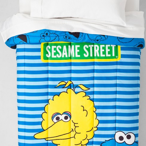Sesame Street Full Color Block, Elmo Bedding Set Twin Size