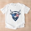 Simply Sage Market Patriotic Cow Sunglasses Garment Dyed Tee - 3 of 4