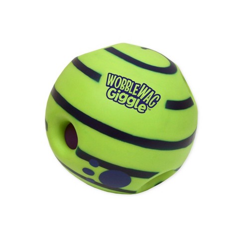 Wobble Giggle Dog Ball, Interactive Dog Toys Ball, Squeaky Dog Toys Ball,  Durable Wag Chewing Ball for Training Teeth Cleaning Herding Balls Indoor