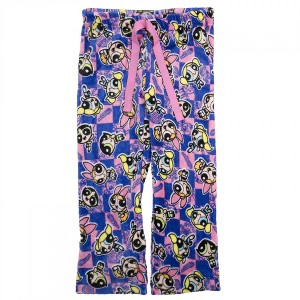 Womens Powerpuff Checkered Sleep Pants - 1 of 1