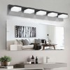 DAKAFUL LED Bathroom Vanity Light with Stepless Dimming, Acrylic Design Fixture Over Mirror, Wall Light for Bathroom/Mirror Area/Bedroom - 4 of 4