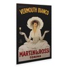 Trademark Fine Art-Marcello Dudovich 'Vermouth Bianco Martini Rossi' Floating Brushed Aluminum Art - 2 of 3