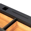 ORRD 47" Floating Shelf with Drawer, Wall-Mounted Vanity Table & Desk with Storage for Bedroom, Bathroom, Hairdressers, Black and Golden - 4 of 4
