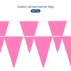 Unique Bargains Outdoor Garden Wedding Birthday Decoration Pennant Flag Banner 50ft - 4 of 4