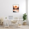 Stupell Industries Vibrant Orange Sunrise Minimal Mountain Lake Abstraction, 30" x 24" - 2 of 4