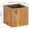 vidaXL Garden Raised Bed Flower Pot Plant Box Outdoor Solid Acacia Wood - 4 of 4