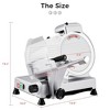 Commercial 10" Electric Meat Slicer Blade 240W Deli Food Cheese Cutter Semi-Auto - 2 of 4